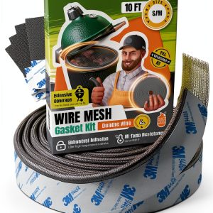 Gasket for Big Green Egg S/M 10 FT Wire Mesh Smoker Chef Fiberglass-0