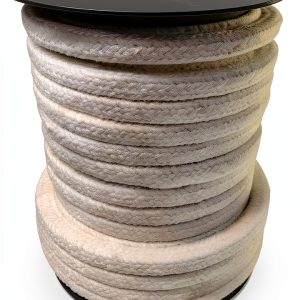 Rope Seal CeraTex Fiber Gasket Braided 3/4" x 8 ft High Temp-0