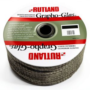 Rutland Rope Grapho Glas Gasket Spool 722 132 ft x 3/8 in Graphite-0